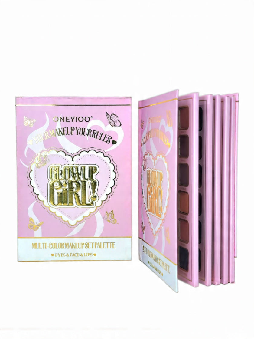 Grow Up Girl!" Multi-Color Makeup Set Palette by ONEYIOO